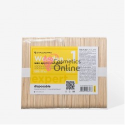 Spatule din lemn MEDII Standard pentru epilat 100 buc, Staleks, 150x17 mm, cod DSW-10